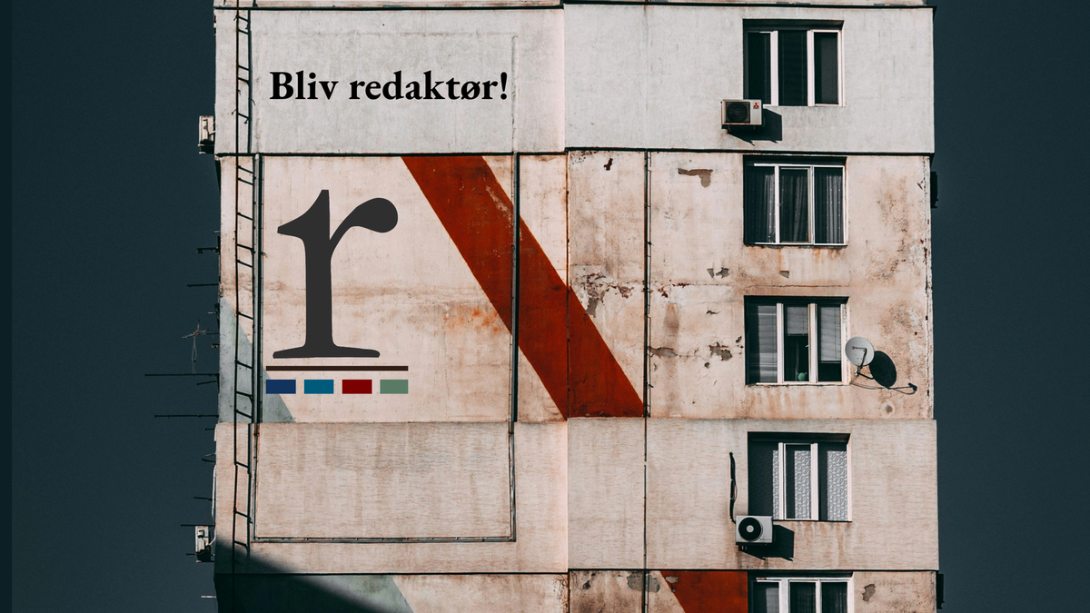 Er du Magasinet rØSTs nye redkatør?